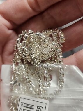 Silver Rhinestone Belly Chain/belt